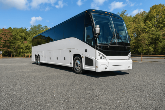 Charter Bus Rental Olympia 56 Passenger Charter Bus